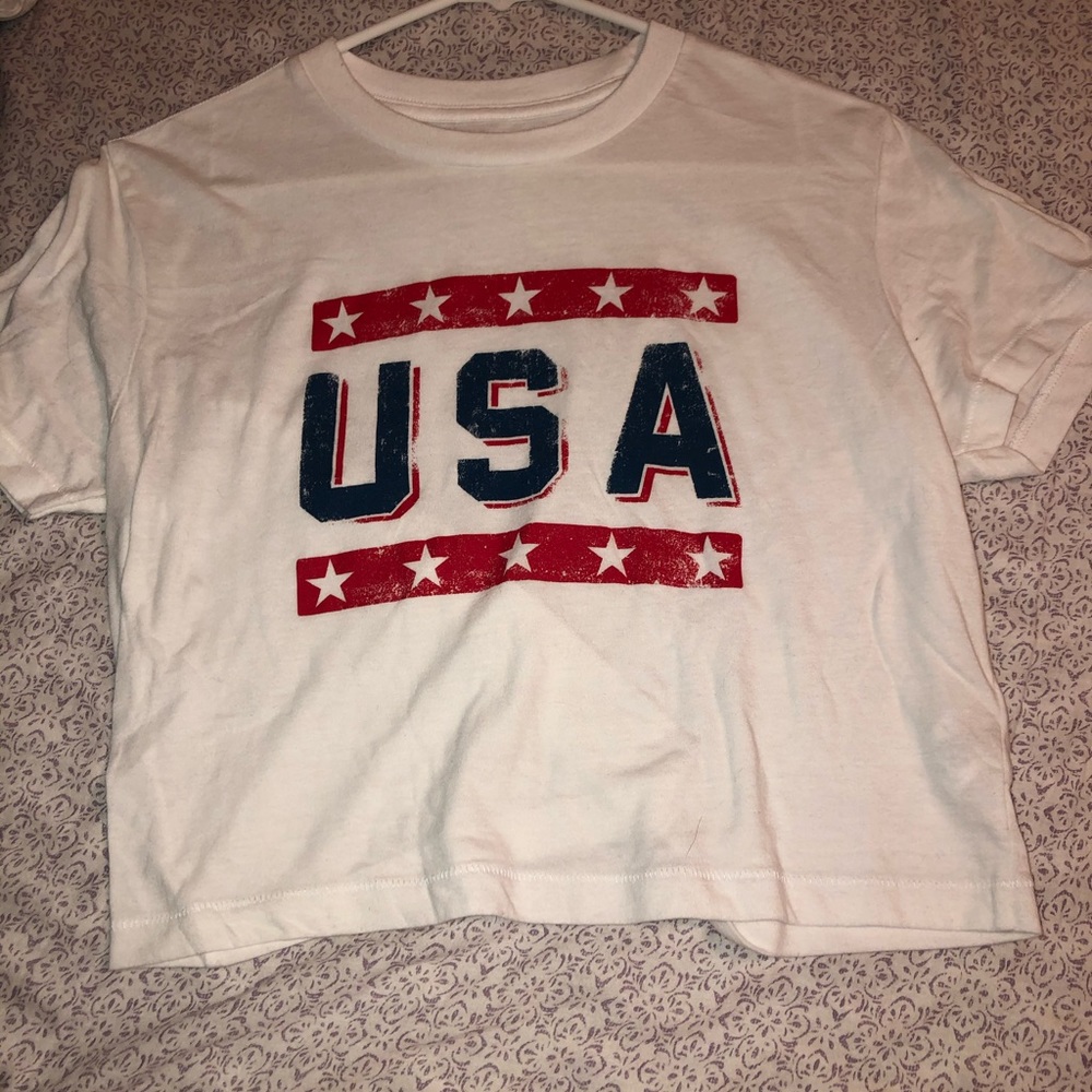 Aeropostale USA cropped tee